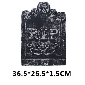 Halloween Ghost Festival Decoration Tombstone Haunted House Bar Set Foam Tombstone Decoration (Option: M2)