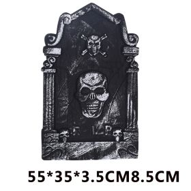 Halloween Ghost Festival Decoration Tombstone Haunted House Bar Set Foam Tombstone Decoration (Option: M21)