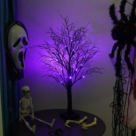 Led Halloween Party Scene Layout Decorative Lights Indoor Decoration (Option: Style 2-Purple Light)