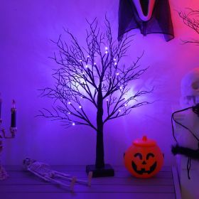 Led Halloween Party Scene Layout Decorative Lights Indoor Decoration (Option: Style 6-Purple Light)