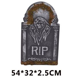 Halloween Ghost Festival Decoration Tombstone Haunted House Bar Set Foam Tombstone Decoration (Option: M24)