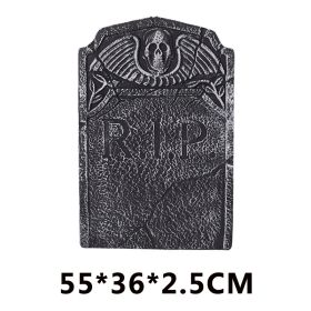 Halloween Ghost Festival Decoration Tombstone Haunted House Bar Set Foam Tombstone Decoration (Option: M28)